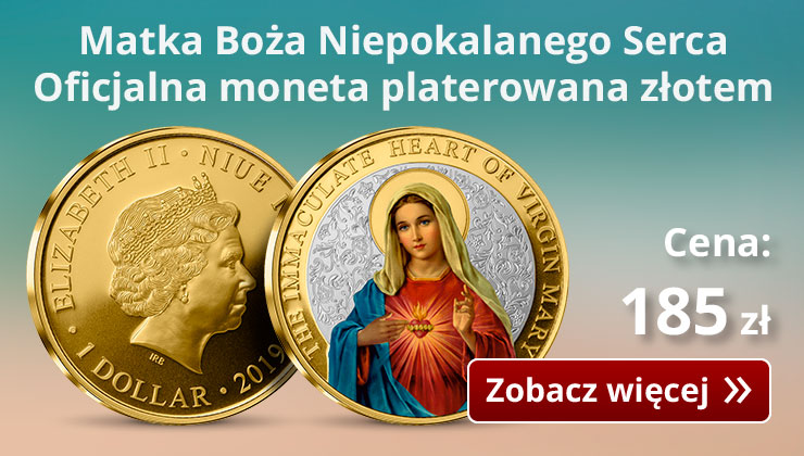 Oficjalna moneta platerowana 24-karatowym złotem