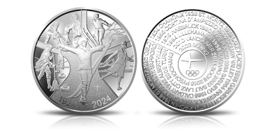 100 lat zimowych igrzysk olimpijskich – srebrny medal pamiątkowy