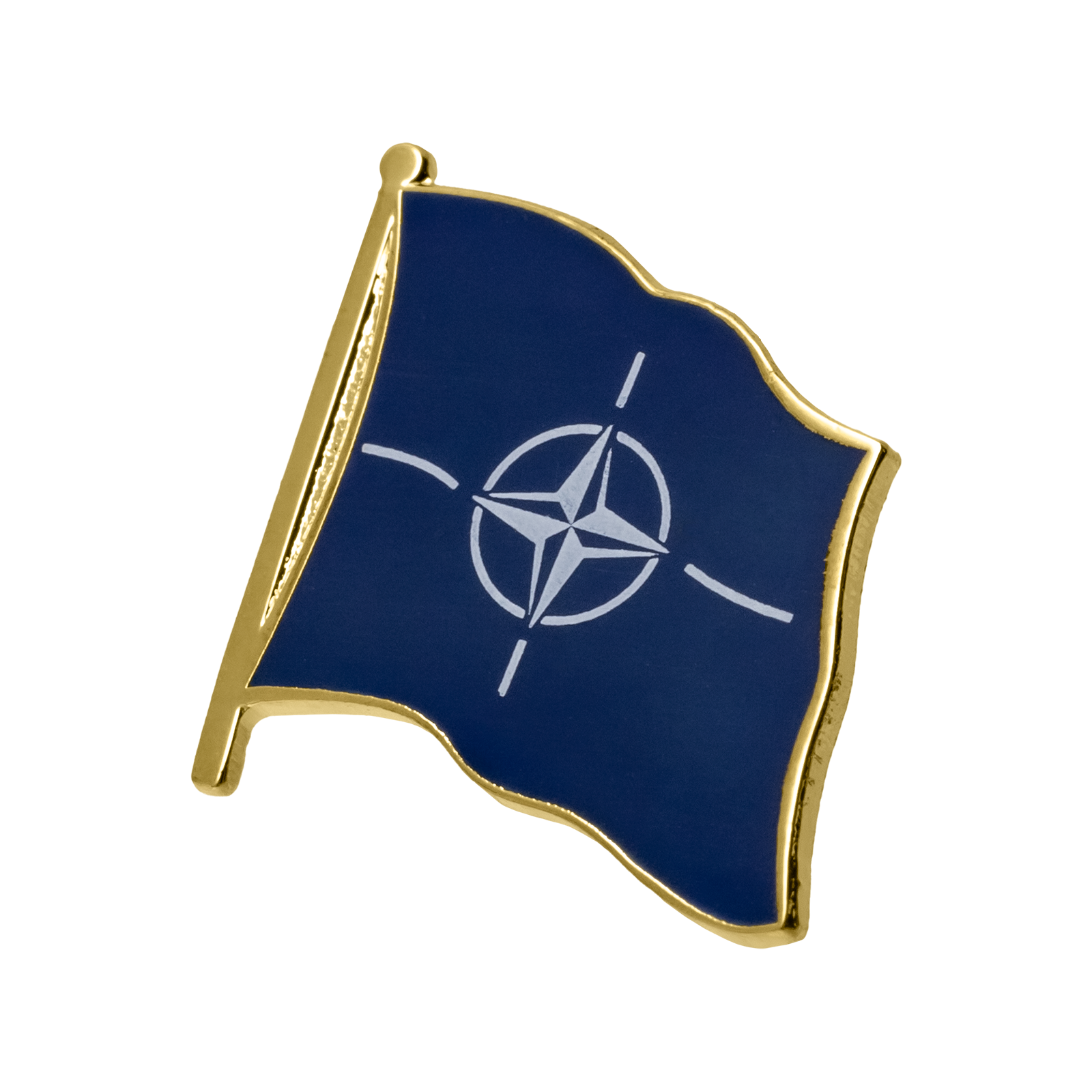 Wpinka z flagą NATO