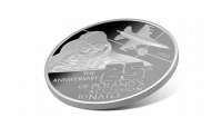 Rewers srebrnej monety o nominale 7,5 dolara