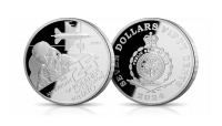 Srebrna moneta o nominale 7,5 dolara