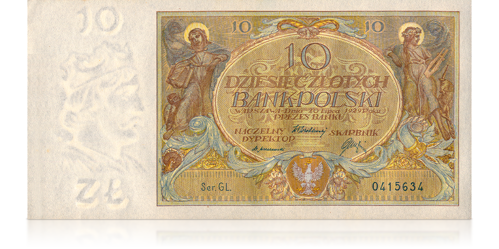 banknot 10 zł 1929