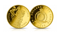  Polonia - symbol Polski - na oficjalnej złotej monecie5g_13_92mm_2_5dolara
